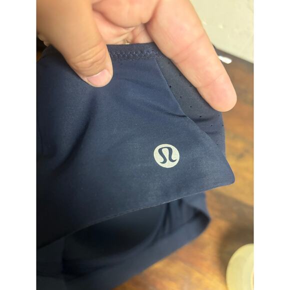 Lululemon Run Times Bra Navy Blue 38C | High Support Athletic Sports Bra NEW - Picture 3 of 9